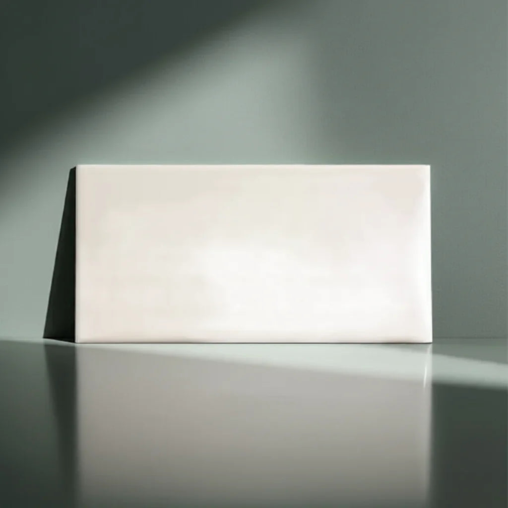 Metro Cream Flat Gloss Wall Tiles 10x20cm - Metro Tiles