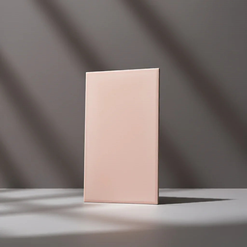 Metro Pink Flat Matt 10x20cm - Metro Tiles