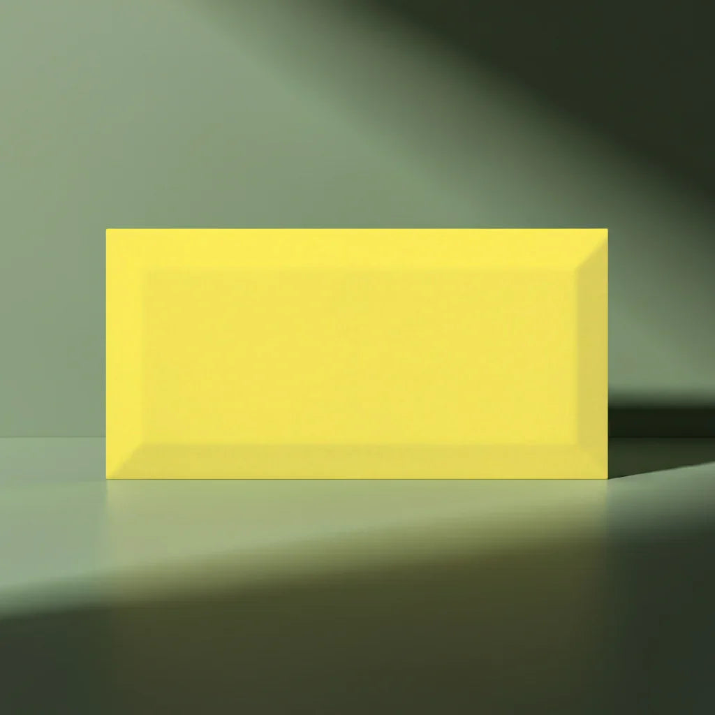 Metro Yellow Gloss 10x20cm - Metro Tiles