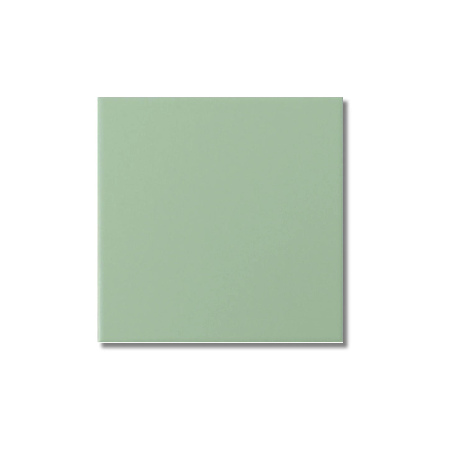 Modern Square Sage Green Flat Matt 15x15cm - Metro Tiles