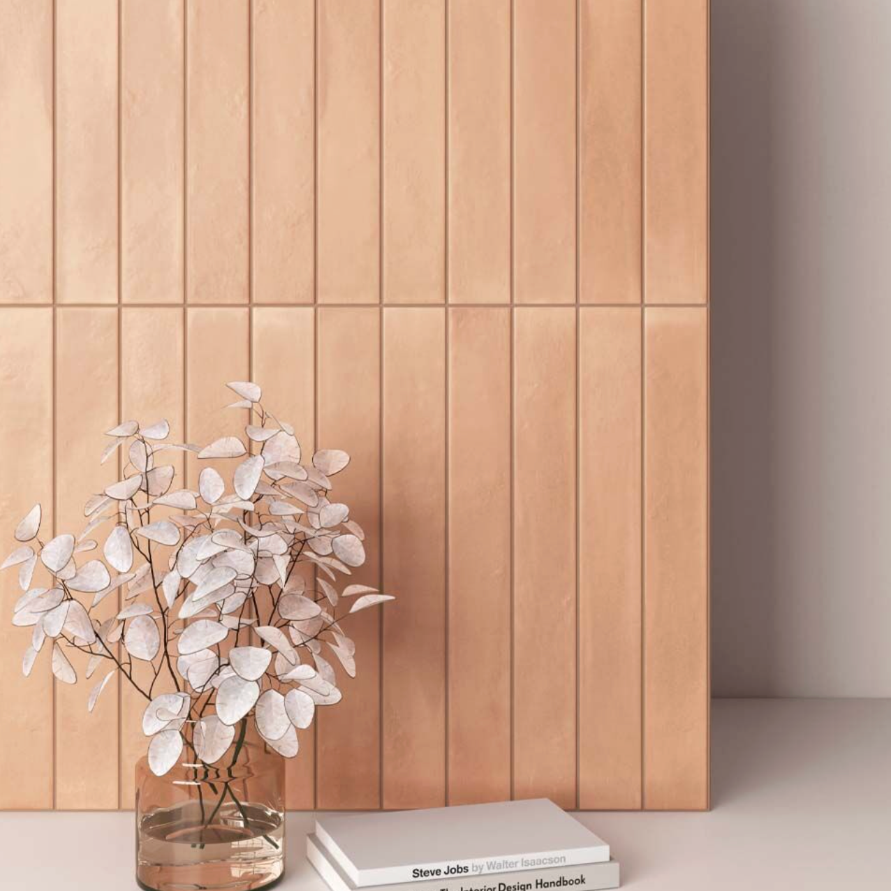 Dwell Mediterranean Orange Matt Wall Tile 5x40cm