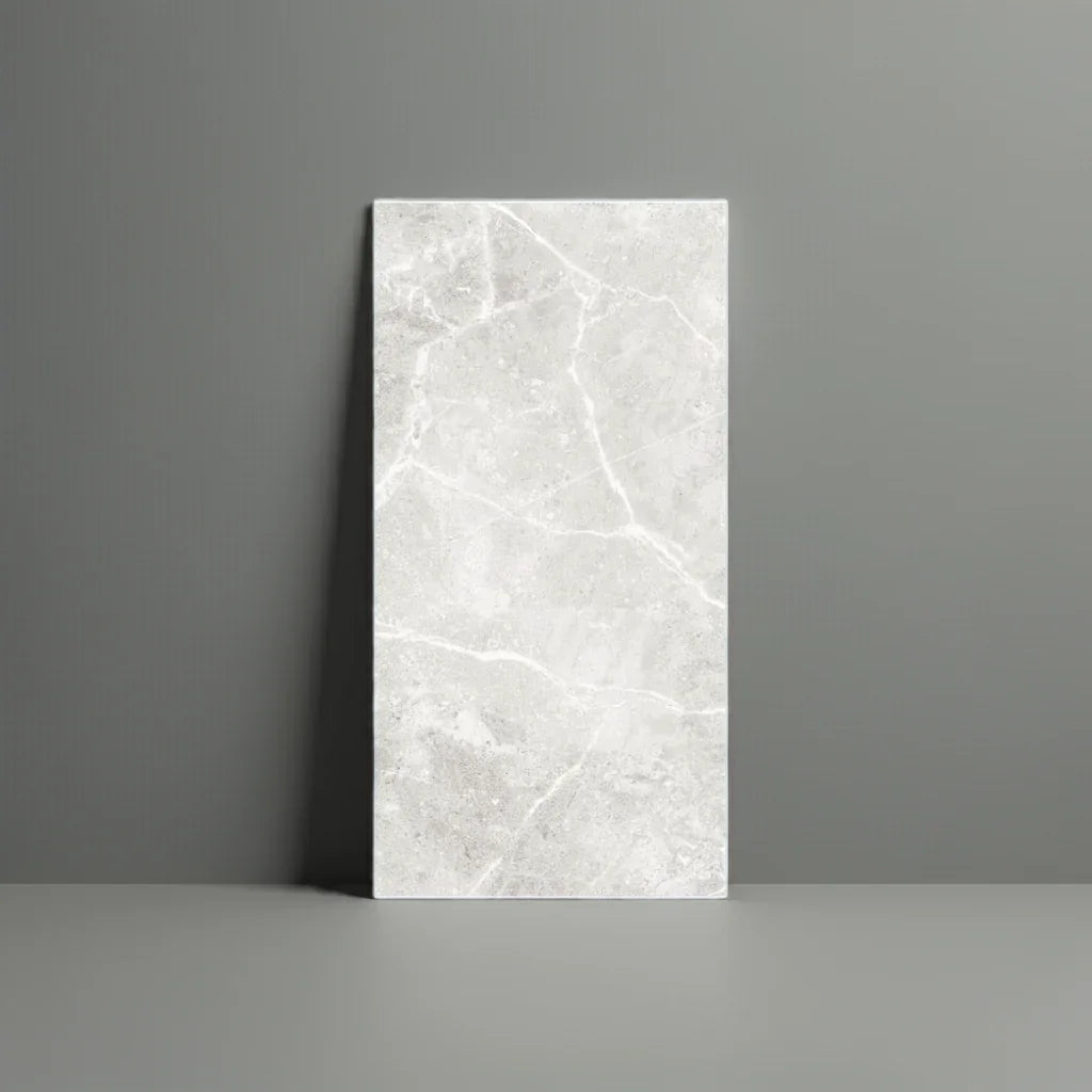 Palermo Light Grey Marble Matt 60x30cm - Metro Tiles