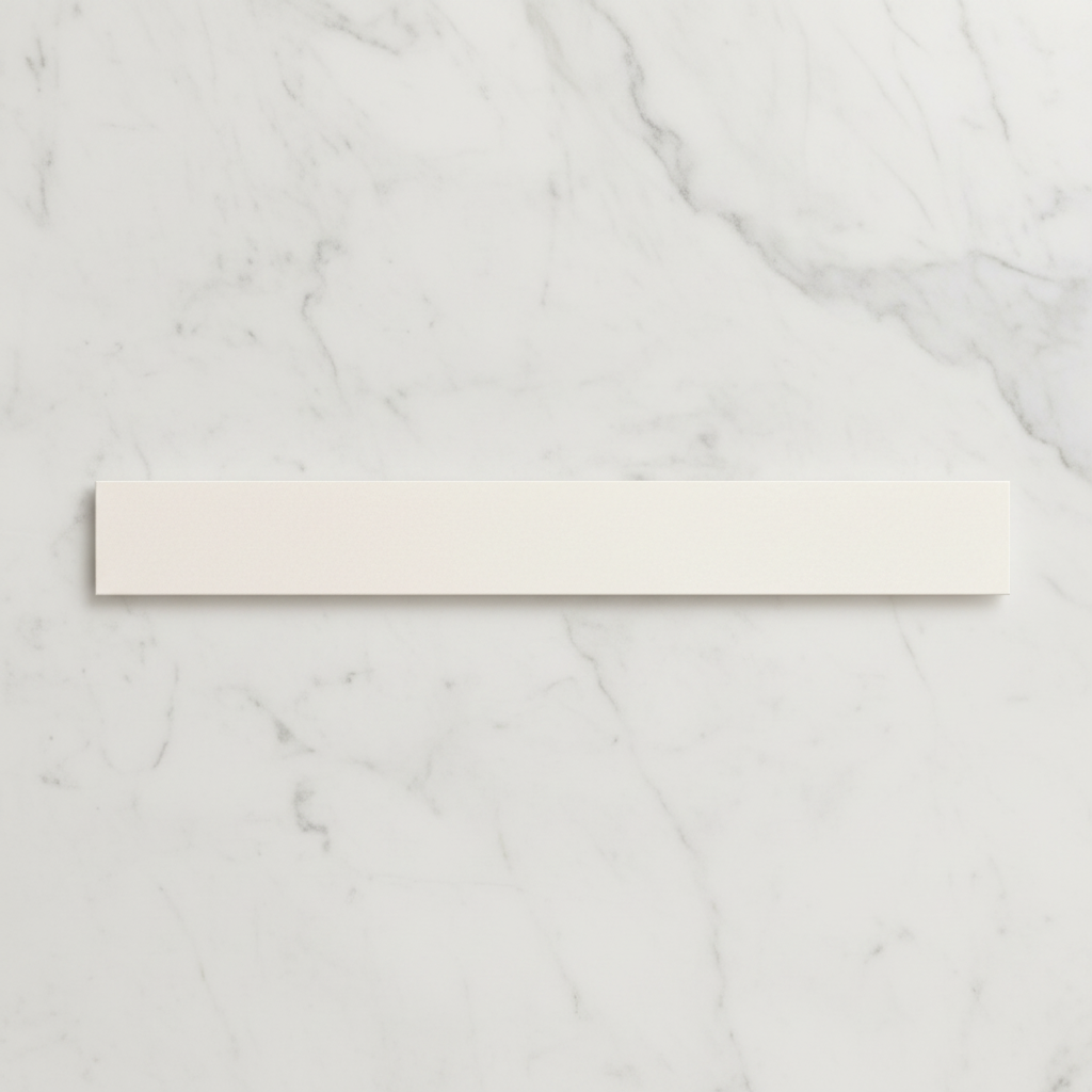 Dwell Mediterranean White Matt Wall Tile 5x40cm