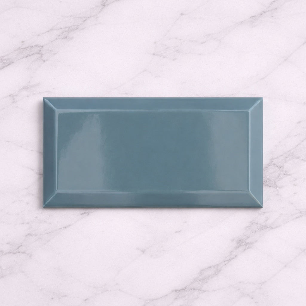 Metro Turquoise Gloss Wall Tiles 10x20cm
