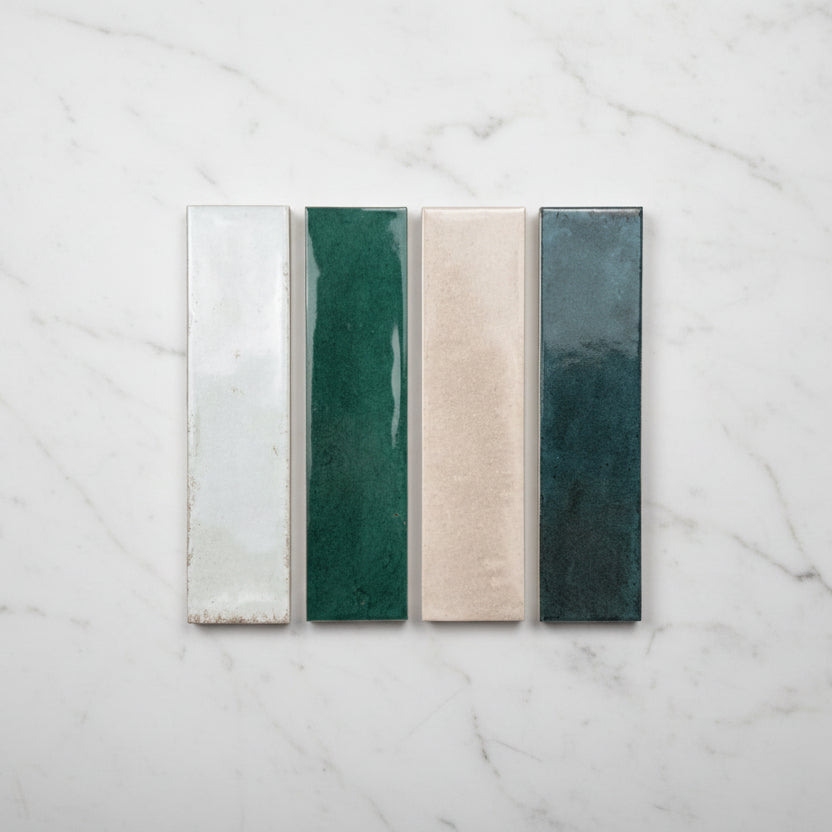 Verona Forest Green Ceramic Wall Tiles 7.5x30cm