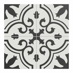 Paris Patterned Wall And Floor Tiles 25x25cm - Metro Tiles