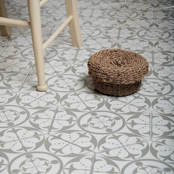 Parisian Pebble Grey Hexagon Tiles - Metro Tiles