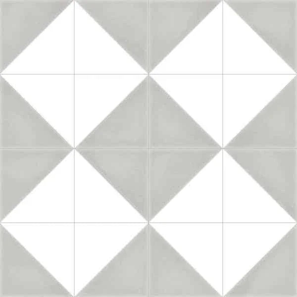 Retro Grey Feature Tiles 20x20cm - Metro Tiles