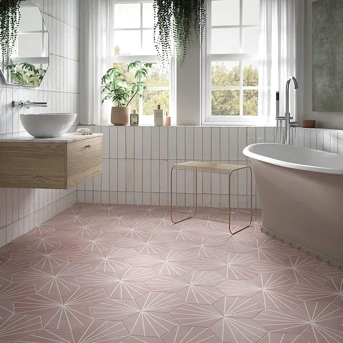 Verona Antique White Ceramic Wall Tiles 7.5x30cm