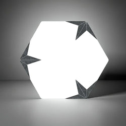 Black Star Hexagon Wall And Floor Tiles 22x25cm - Metro Tiles