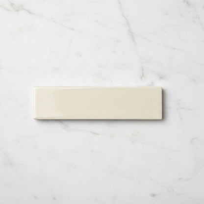 Dorset Bone Gloss Ceramic Wall Tiles 7.5x30cm