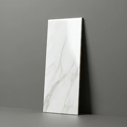 Carrara Marble Metro XL Flat Gloss Wall Tiles 10x30cm - Metro Tiles