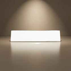 Dorset White Gloss Ceramic Wall Tiles 7.5x30cm - Metro Tiles