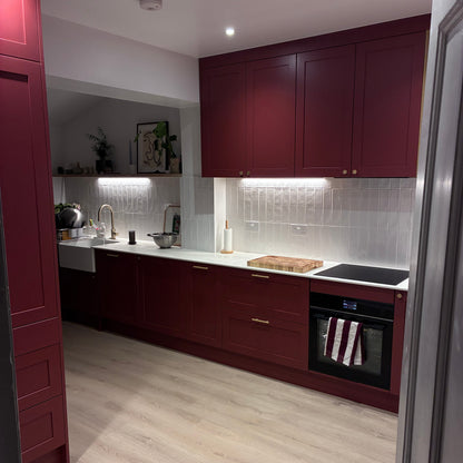Cotswold Snow White Gloss Handmade Effect Wall Tiles 7.5x30cm