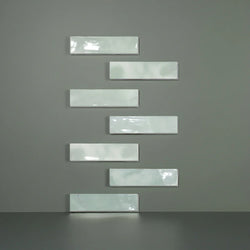 Lagoon Bamboo Green Gloss 7.5x30cm - Metro Tiles