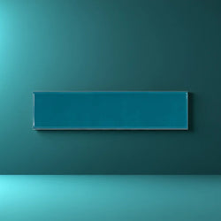 Lucia Tropical Green Gloss Wall Tiles 7.5x30cm - Metro Tiles