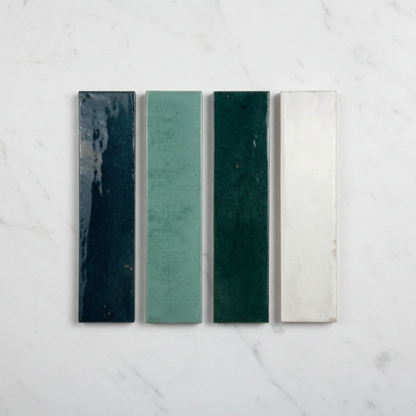 Lume Turquoise Wall And Floor Tiles 6x24cm
