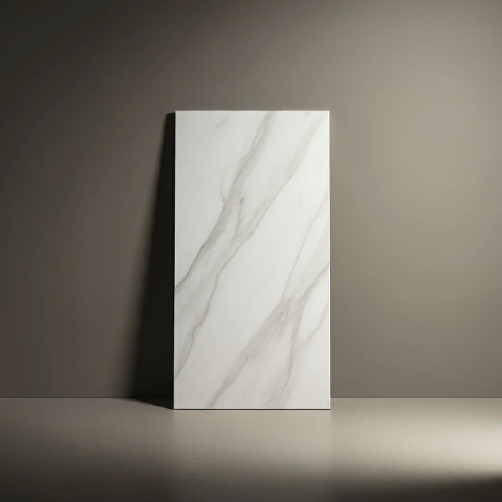 Metro Marble Flat Matt 10x20cm - Metro Tiles