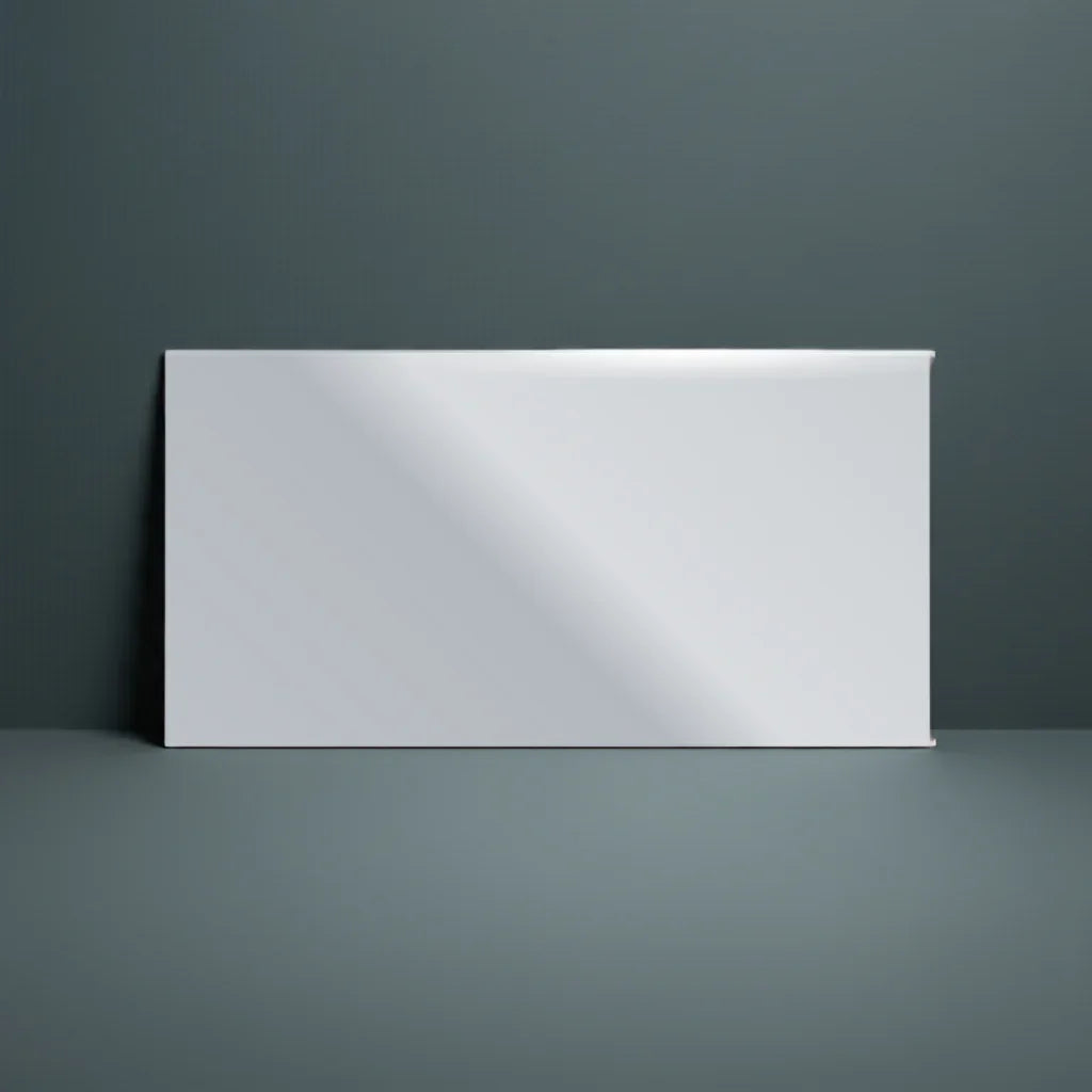 Metro Mid Grey Flat Gloss 10x20cm - Metro Tiles