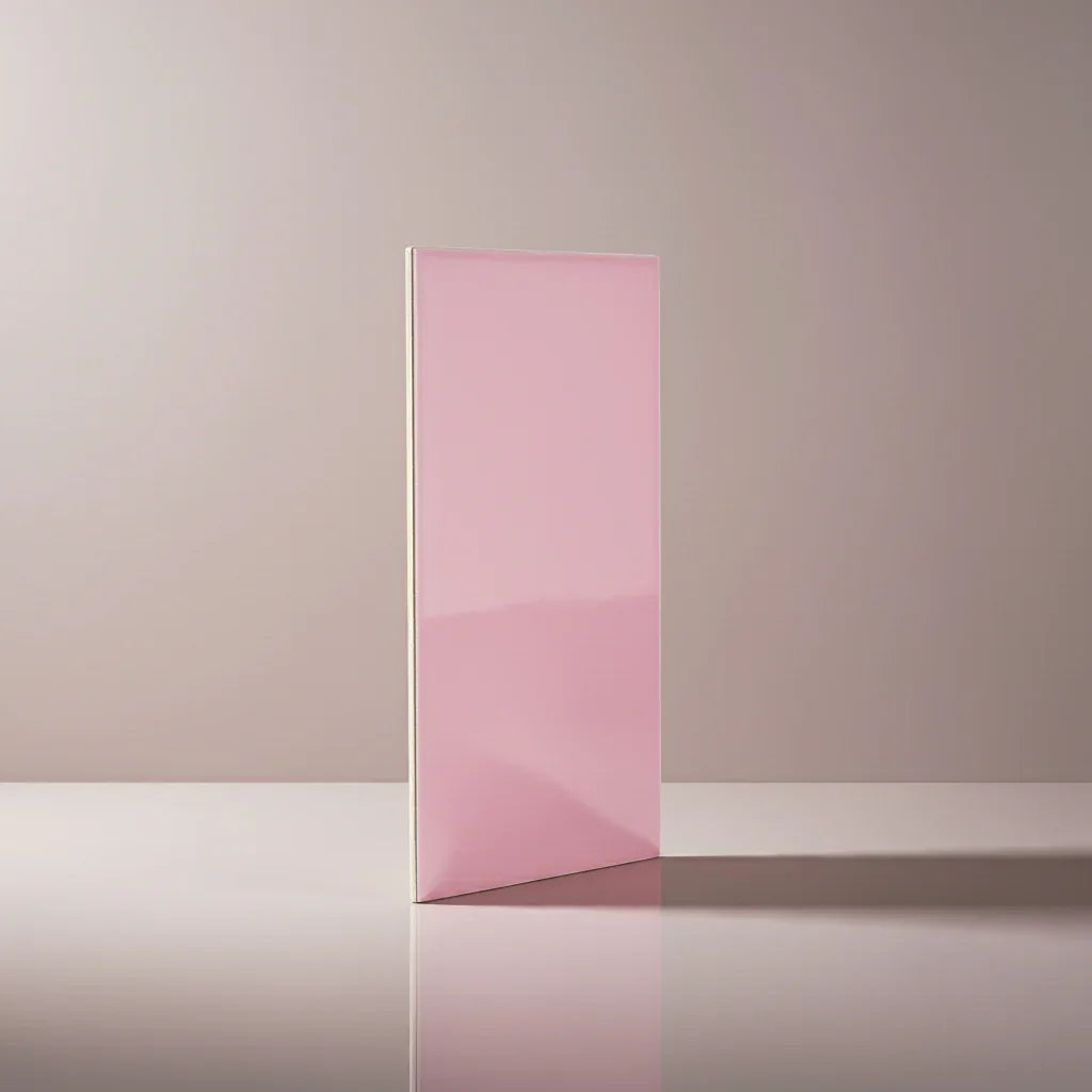 Metro Pink Flat Gloss 10x20cm - Metro Tiles