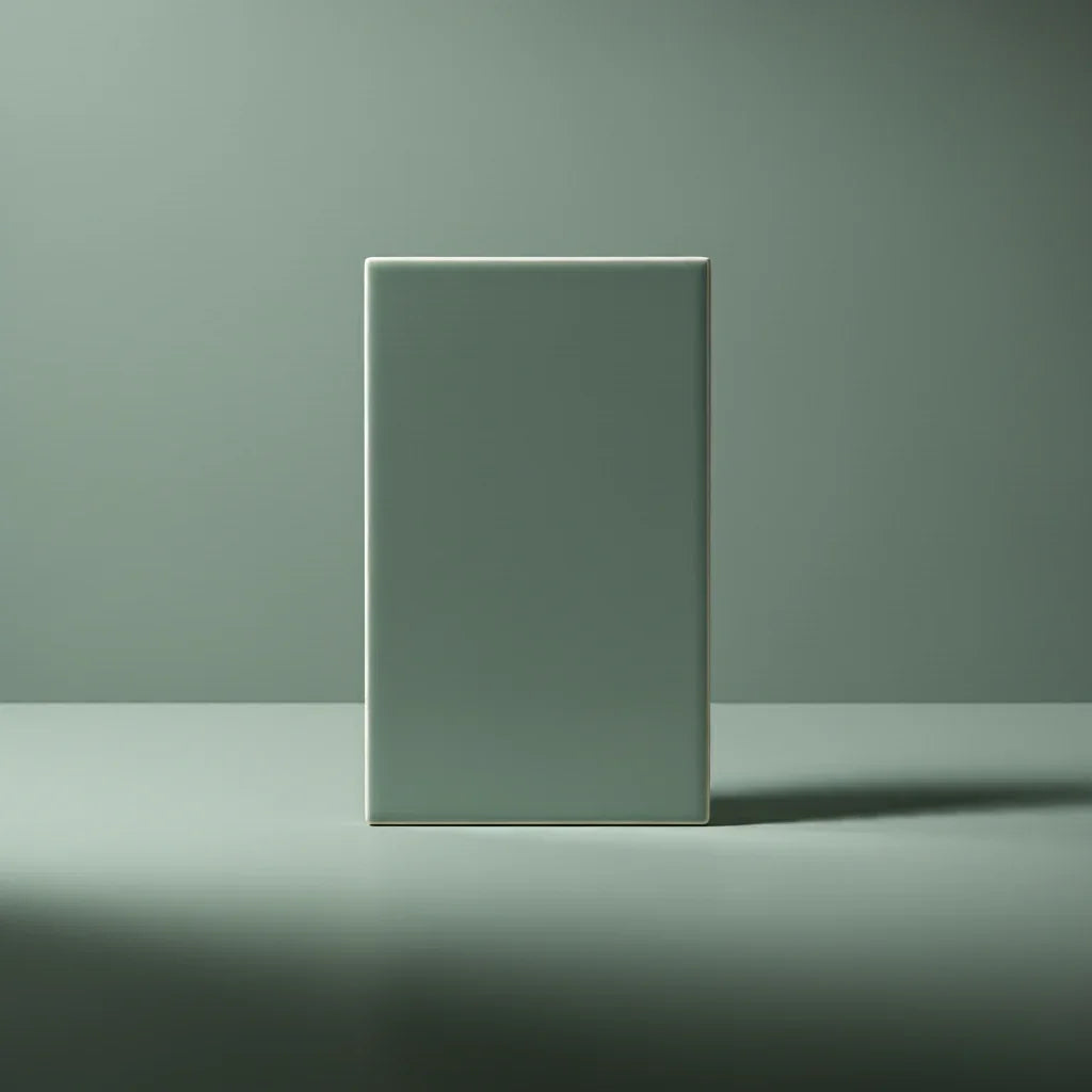 Metro Sage Green Flat Matt 10x20cm - Metro Tiles