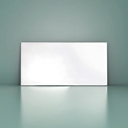 Metro White Flat Gloss 10x20cm - Metro Tiles