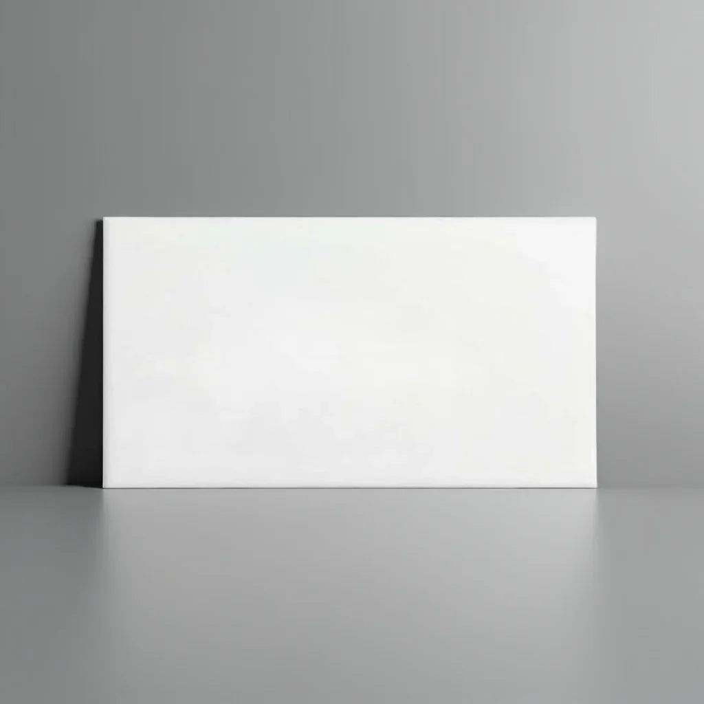 Metro White Flat Matt 10x20cm - Metro Tiles