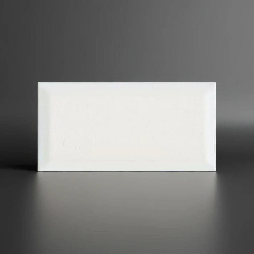 Metro White Matt 10x20cm - Metro Tiles