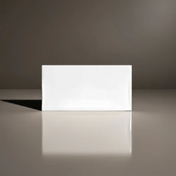 Mini Metro White Gloss Flat 7.5x15cm - Metro Tiles