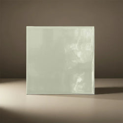 Modern Square Beige Flat Gloss 15x15cm - Metro Tiles