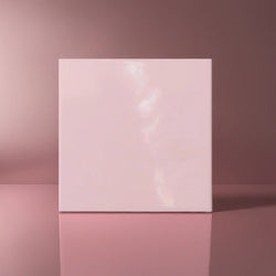 Modern Square Pink Flat Gloss 15x15cm - Metro Tiles