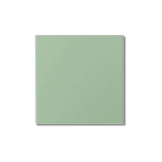 Modern Square Sage Green Flat Matt 15x15cm - Metro Tiles