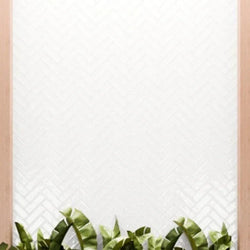 Old English White Daisy Wall Tile 20x6.5cm - Metro Tiles