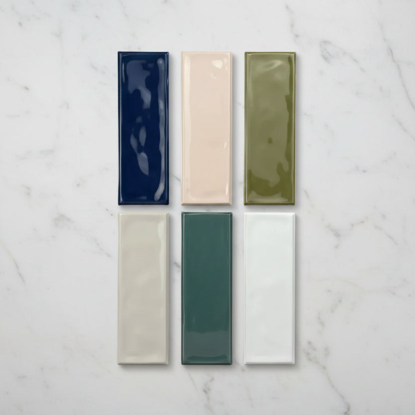 Old English Blue Indigo Wall Tile 20x6.5cm