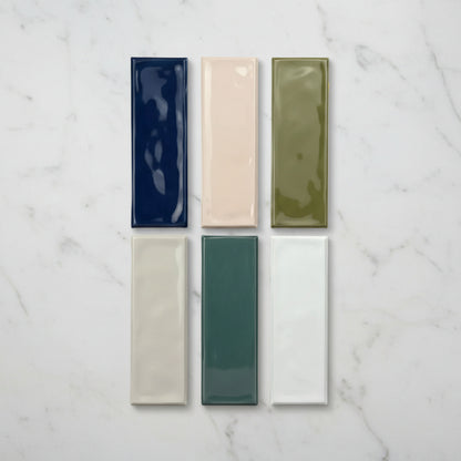 Old English Blue Indigo Wall Tile 20x6.5cm