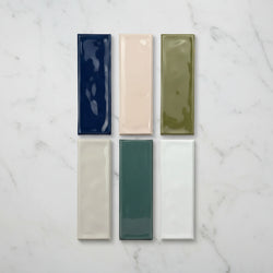 Old English Pearl Shell Wall Tile 20x6.5cm