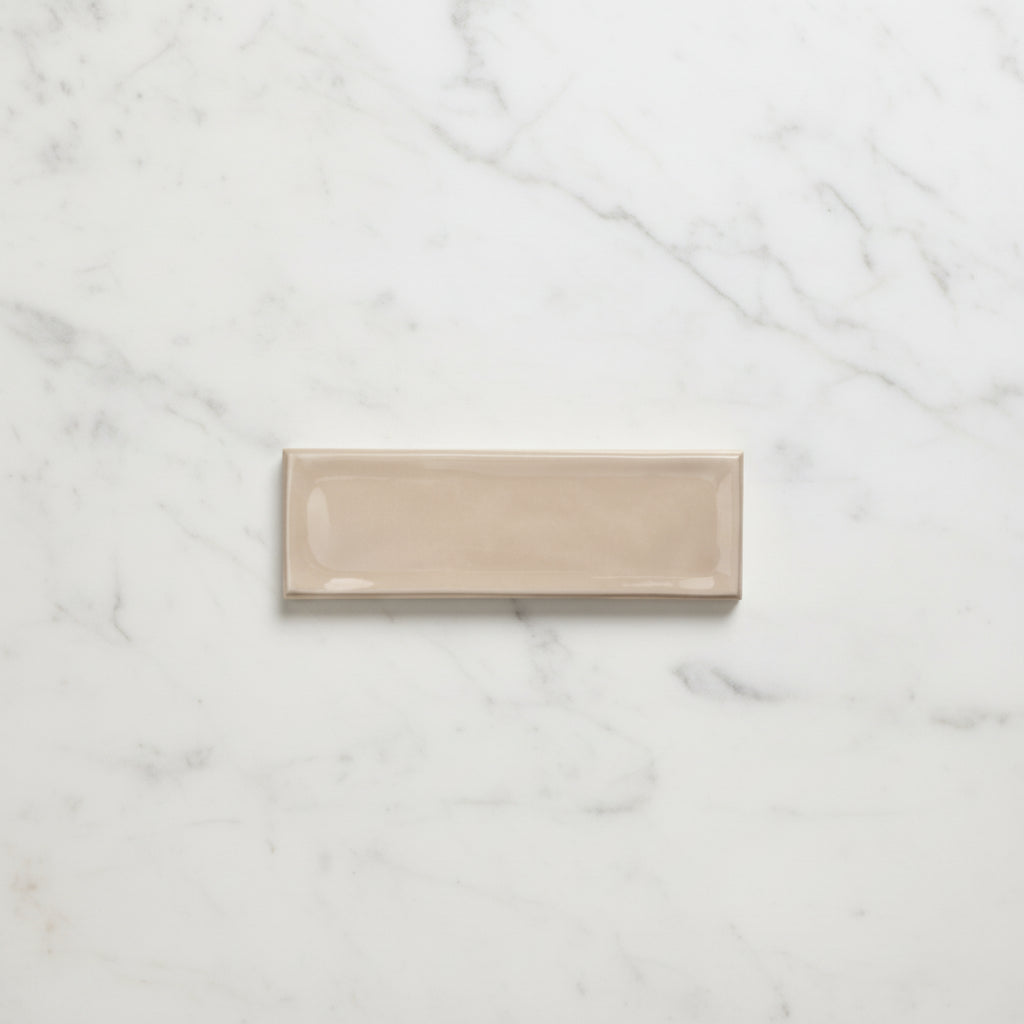 Old English Pink Rose Wall Tile 20x6.5cm