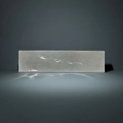 Opal Grey Gloss Wall Tiles 7.5x30cm - Metro Tiles