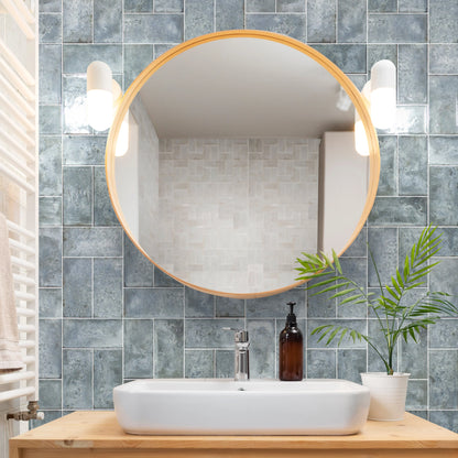 Pastel Green Wall Tile 10x20cm - Metro Tiles