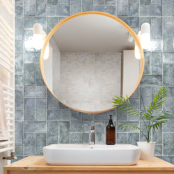 Pastel Green Wall Tile 10x20cm - Metro Tiles