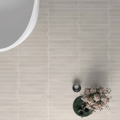 Dwell Mediterranean Bone Matt Wall Tile 5x40cm