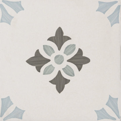 Italia Blue Floor Tile 23cmx23cm - Metro Tiles