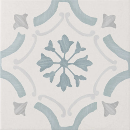 Roma Blue Floor Tile 23x23cm - Metro Tiles