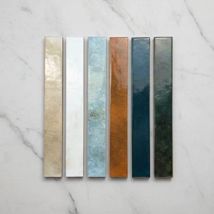 Subway Aqua Wall Tile 5x40cm