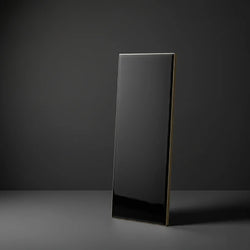 Urban Metro Black Gloss Flat Wall Tiles 10x30cm - Metro Tiles