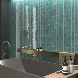 Vermont Blue Mini Wall Tile 15x5cm - Metro Tiles