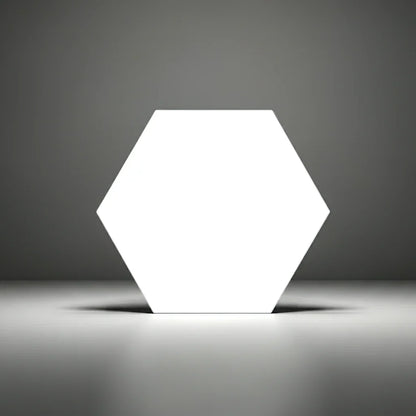 Hexagon White Matt Floor And Wall Tiles 23x27cm - Metro Tiles