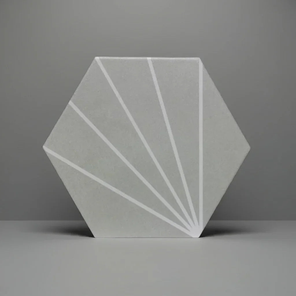 Palm Springs Grey Hexagon Tiles 23.2x26.7cm - Metro Tiles