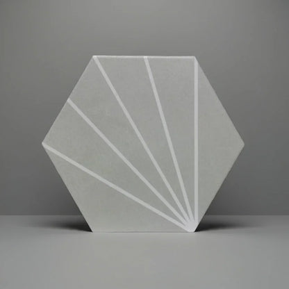 Palm Springs Grey Hexagon Tiles 23.2x26.7cm - Metro Tiles