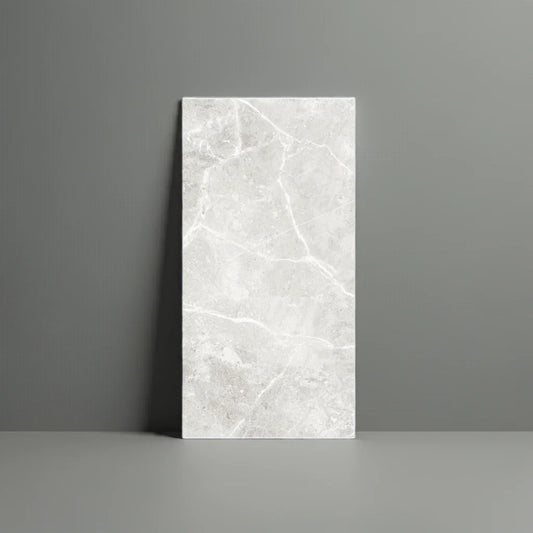 Palermo Light Grey Marble Matt 60x30cm - Metro Tiles